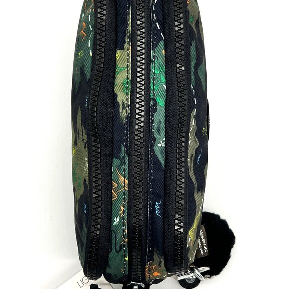 Kipling GITROY Large Pen Case Pouch, Camo Treasure - NEW - Picture 4 of 13